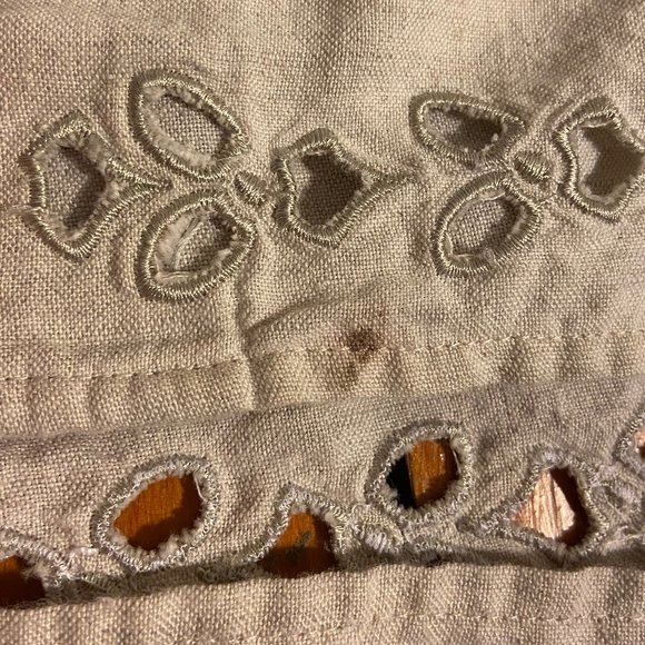 Vintage Linen Button Up + Light Jacket - Picture 9 of 10